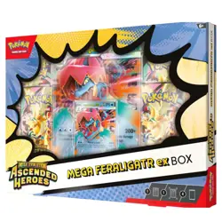 Pokemon Mega Feraligatr ex Box Ascended Heroes Sealed - Image 2