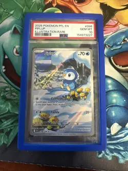 Pokemon Phantasmal Flames ~ PIPLUP ~ PSA 10 ~ IR 098/094 - With Blue Guard 🔥 - Image 1