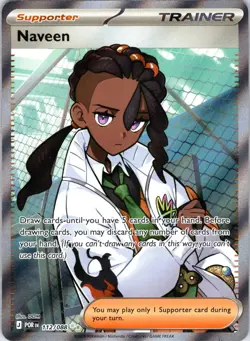 Naveen 112/088 Ultra Rare Perfect Order Pokemon Holo Near Mint - Image 1