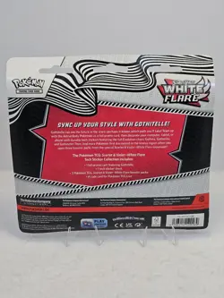 Pokemon TCG White Flare Tech Sticker Collection Scarlet & Violet 10.5 New Sealed - Image 2