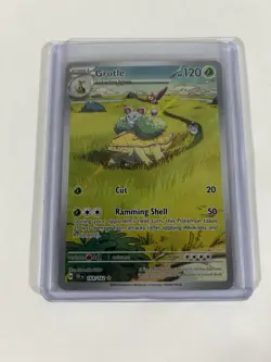 Pokemon TCG Grotle 164/162 SV05 Temporal Forces Illustration Rare Holo 120 HP - Image 1