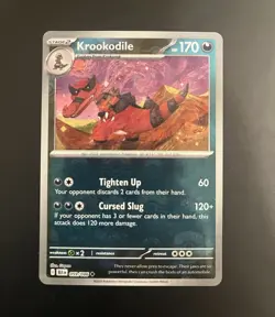 Krookodile (Master Ball Pattern) SV: Black Bolt 059/086 Holo Stage 2 - Image 1