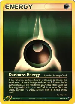 Pokemon Darkness Energy - MP - EX Ruby & Sapphire (93/109) - Image 1