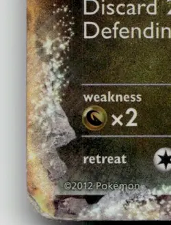 WHITE KYUREM EX BW63 PROMO BLACK AND WHITE PROMO POKEMON HEAVILY PLAYED - Image 5