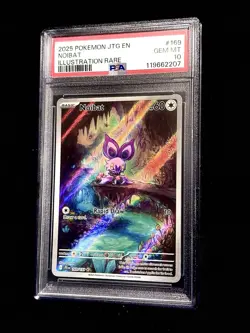 PSA 10 Noibat 169/159 Rare Pokemon TCG Journey Together IR - Image 1