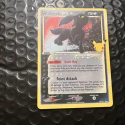 Pokemon TCG Umbreon Gold Star 17/17 Celebrations Classic Collection Holo - Image 2