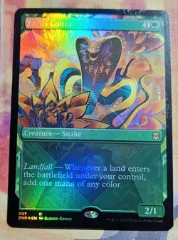 Lotus Cobra (Showcase) (Foil) MTG Zendikar Rising (ZNR) (NM) - Image 1