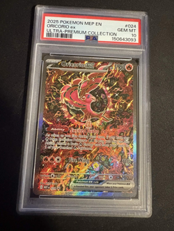 PSA 10 2025 POKEMON MEP EN-ME BLACK STAR PROMO #024 ORICORIO EX UPC - Image 1