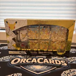 Pokemon Celebrations 25th Anniversary Pikachu V-union Premium Playmat Collection - Image 1