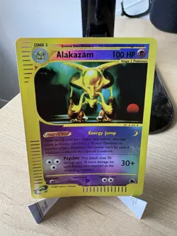Pokemon Alakazam 2/144 Skyridge Reverse Holo 2003 Altered see description - Image 1
