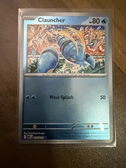 Clauncher 37/132 Reverse Holo Pokemon ME Mega Evolution NM - Image 1