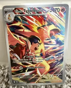 Ethan's Typhlosion 190/182 Illustration Rare Destined Rivals Pokemon NM - Image 1