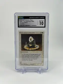 Circle of Protection: Blue (CGC GEM MINT 10) - MTG Revised Edition - RareCo - Image 1