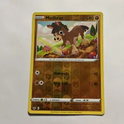 Mudbray Reverse Holo - 105/202 - Sword & Shield Base Pokemon 2020 - Image 1