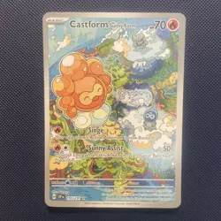 The Pokemon Company Castform Sunny Form 195/191 Surging Sparks Illustration Rar… - Image 1