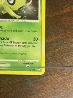 Pokemon Celebi 7/123 Holo Rare Mysterious Treasures Pokemon - Image 4