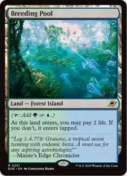 1 x Breeding Pool - Edge of Eternities - LP - MTG - Image 1