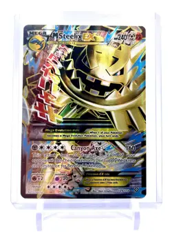 M Steelix EX 109/114 Ultra Rare Steam Siege Pokemon Holo Lightly Played - Image 1