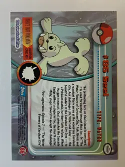 2000 Topps Pokemon TV Series 2 #86 Seel FREE COMBINED SHIPPING - Image 2