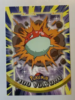 2000 Topps Pokemon TV Series 2 #100 Voltorb FREE COMBINED SHIPPING - Image 1