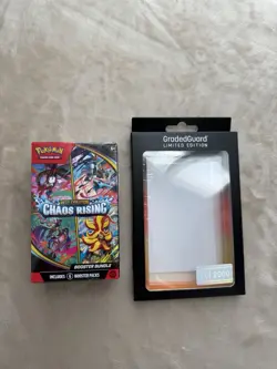 Pokemon Chaos Rising Booster Bundle + GradedGuard Sunset LE /2000 Sealed - Image 1