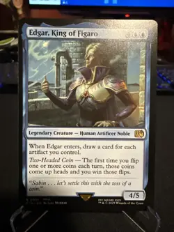 MTG Magic the Gathering Edgar, King of Figaro (51/764) Final Fantasy MINT!! - Image 1