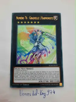 YUGIOH Numero 76 : Gradielle l'Harmoniste : BLHR-FR029 -VF/Ultra Rare - Image 1