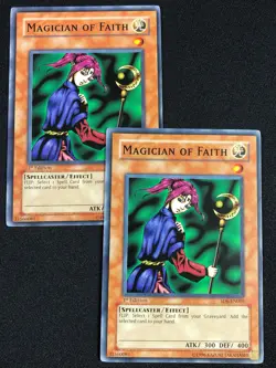 YUGIOH MAGICIAN OF FAITH SD6-EN005 1ST COMMON X2 NM - Image 1