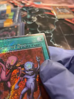 Yugioh! Delinquent Duo Name Shift Error Misprint RA04-EN Platinum Secret Rare - Image 3