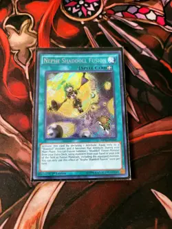 YUGIOH TCG NEPHE SHADDOLL FUSION MP15-EN230 SECRET 1ST EDITION - Image 1
