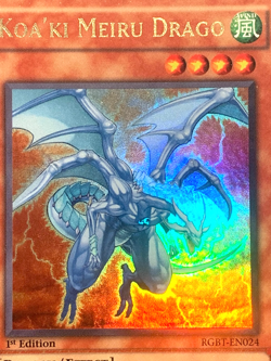 yugioh Koa'ki Meiru Drago RGBT-EN024 North America 1st Ed Ultra Rare near mint - Image 4