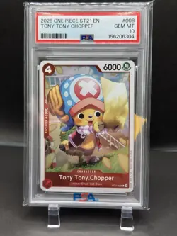 Tony Tony Chopper One Piece Starter Deck ST21 008 PSA 10 - Image 1