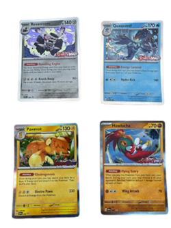 Pokemon Promo Card Set: SVP005-SVP008 Pawmot Quaquaval Hawlucha Revavroom - Image 5