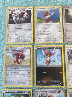 PAWNIARD & BISHARP BUNDLE OF POKEMON CARDS - Image 2
