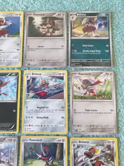PAWNIARD & BISHARP BUNDLE OF POKEMON CARDS - Image 3