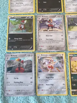 PAWNIARD & BISHARP BUNDLE OF POKEMON CARDS - Image 4