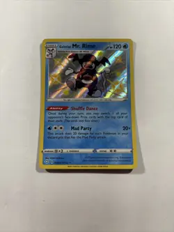 Galarian Mr Rime SV021/SV122 - Shining Fates - Shiny Holo Rare Pokemon Card NM - Image 1