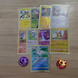 Nintendo Pokemon TCG 14-Card Lot Sword & Shield/Brilliant Stars incl Mimikyu V - Image 4
