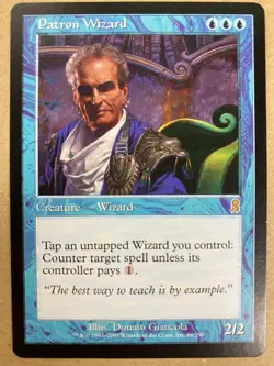 MTG 1x Patron Wizard # 89 Odyssey Legacy Magic the Gathering Card x1 NM - Image 1