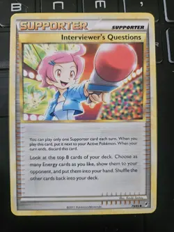 Interviewer’s Questions 79/95 | Call Of Legends | Non Holo Trainer Card LP - Image 1