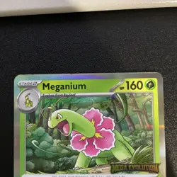 Meganium Mega Evolution Stamped Build and Battle Promo 001 Pokemon IN HAND NEW - Image 2