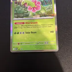 Meganium Mega Evolution Stamped Build and Battle Promo 001 Pokemon IN HAND NEW - Image 4
