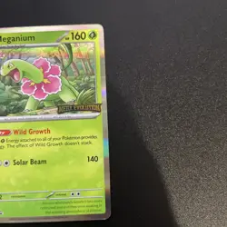 Meganium Mega Evolution Stamped Build and Battle Promo 001 Pokemon IN HAND NEW - Image 5