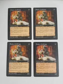 MTG Playset 4x Shadow Guildmage (Mirage/Black/C) - BGM - Image 1