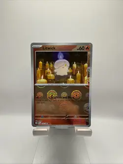 Litwick (Master Ball Pattern) 016/086 Sv: White Flare Holo Pokemon TCG Full - Image 1