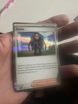 Geeta 188/197 Holographic Rare Obsidian Flames Pokemon TCG Near Mint - Image 1