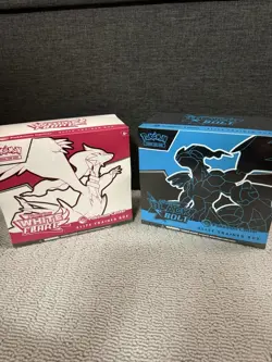 Pokemon Black Bolt & White Flare Pokemon Center Exclusive ETBs - Image 1