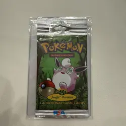 1999 Pokemon Jungle Booster Pack Wizards of The Coast Unlimited Factory Sealed - Image 1