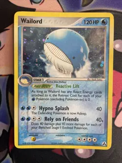 Pokemon Wailord Holo 14/92 ex Legend Maker 2006 Pokemon Card LP - Image 1