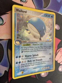 Pokemon Wailord Holo 14/92 ex Legend Maker 2006 Pokemon Card LP - Image 2